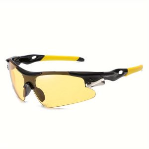 3pcs 3-Pack Fashionable Sports Glasses for Men & Women: Cycling, Driving, Outdoor Activities