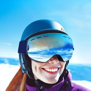 Double-Layer Anti-Fog Ski Goggles - Windproof, Anti-Dust, Suitable for Snowboarding and Off-Road Adventures