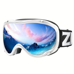 ZIONOR Lagopus Ski Snowboard Snow Goggles UV Protection Anti Fog Snow Goggles For Men Women Adult Youth